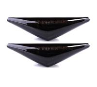 LIGHTDELUX Repuesto para intermitentes LED laterales intermitentes intermitentes para guardabarros izquierda derecha sin mensaje de error Black Vision V-1707089