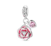 LIGHTDOG 925 Sterling Silver Bracelet Charms son compatibles con las pulseras europeas y son adecuados para las mujeres a llevar pulseras Pandora encanto.