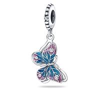 LIGHTDOG 925 Sterling Silver Charm Bracelet with Heart Beads Compatible with European Bracelets for Women Girls Pandora Charm Bracelets
