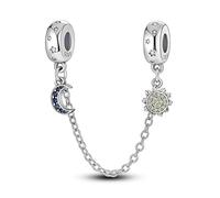 LIGHTDOG Charm Pendant Damas 925 Sterling Silver for Bracelet Charms Beads suitable for Pandora Bracelet Compatible with European Bracelets for Women Christmas Gifts Charms