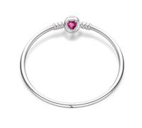 LIGHTDOG Pulseras de Cadena de Serpiente de Plata de Ley 925 para Pandora Fit Charms Abalorios Europeos Pulseras de Plata para Mujeres Regalo, 7.9in/20cm