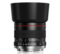 Lightdow EF 85mm F1.8 Lente Manual para Canon EF EF-S Mount, Cuerpo de Aluminio, Objetivo Enfoque Manual, Compatible con Canon Montura EOS 90D 7D 6D 5D Mark II/III/IV, Rebel T7