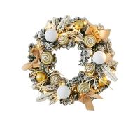 Lighted Christmas Garland Wreath - Festive Holiday Decoration for Home and Wall | Indoor Outdoor LED Illuminated Wreath for Mantle, Kitchen, Living Room, Office, Winter Parties and Seasonal Celebratio