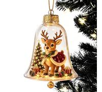 Lighted Christmas Ornament - Miniature Scene, 8.7cm