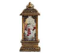 Lighted Christmas Snow Globe - Holiday Lantern Decor | Santa Globe Ornament with LED Lights for Festive Display on Bedroom Desk, Windowsill, Under Tree, for Teens and Adults