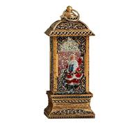 Lighted Christmas Snow Globe - Holiday Lantern Decor | Santa Globe Ornament with LED Lights for Festive Display on Bedroom Desk, Windowsill, Under Tree, for Teens and Adults
