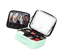 Lighted Cosmetic Organizers with Multiple Layer Storage Waterproof Portable Makeup Bag Lighted Makeup Pouches For Women LED Illuminated Cosmetic Organizers