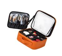 Lighted Cosmetic Organizers with Multiple Layer Storage Waterproof Portable Makeup Bag Lighted Makeup Pouches For Women LED Illuminated Cosmetic Organizers