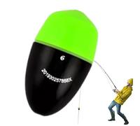 Lighted Fishing Float - Rechargeable Night Strike Indicator, Multi Color Slow Flash Mode, 30m Casting Distance Weighted Base, Magnetic On Off Twist Seal | Use For Shore Pier Ice Surf Bank Kayak Dock