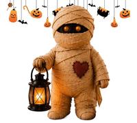 Lighted Ghost - Linterna fantasma de Halloween | Resin Spooky Ghosts | Spooky Resin Ghost Halloween Crafts Decor for Fall Home Office Indoor Comeding Room Kitchen Mantel Shelf Window