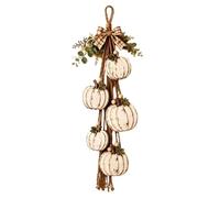 Lighted Pumpkin Swag Hangable Wooden - Pumpkin Porch Hanger for Home Living