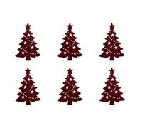 Lighted Wooden Reindeer Decor, Set of 6 with Remote, Christmas Wall | Warm LED Glow Brings Festive Charm To Bedroom, Hallway, Doorway, Or Living Room With Easy Remote Control