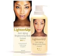 Lightenup - Loción corporal antienvejecimiento, aclarante de la piel, 13,5 onzas líquidas / 400 ml