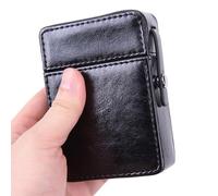 Lighter Storage Box - Easy Carriage, Retro Stainless Steel Lighter Case Container | Lightweight Portable Lighters Pack Storage Box With Lighters Pocket, Mens For Males Boys Husband