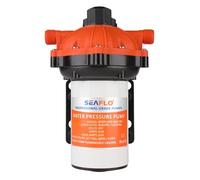 LIGHTEU®, Bomba de agua Seaflo DC 24V 18,9 L/min 4,2 bar 55S Autocebante de alto rendimiento con bypass Bomba de membrana de agua controlada por demanda para autocaravana SFDP2-050-060-55