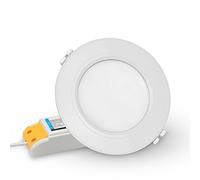 LIGHTEU®, RGBW + CCT 6 WATTS LED DOWNLIGHT, rf inteligente habilitado táctil control remoto wifi led downlight 6w RGBW led downlight, luz de techo, FUT068