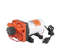 LIGHTEU®, Seaflo 220V 11,3 LPM 3,8 bar 42S autocebante con bomba de diafragma de derivación para agua a demanda, para jardín y autocaravana SFDPA2-030-055-42