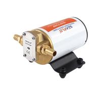 LIGHTEU, Seaflo Bomba de engranajes de 12 V para transferencia de aceite - 3,2 GPM, 12LPM, conectores FNPT de 3/8", rueda de cobre, bomba eléctrica de cambio de aceite