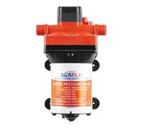LIGHTEU®, Seaflo DC 24V 11,3 LPM 3,8 bar 42S Autocebante con bomba de membrana de bypass para agua según necesidad para autocaravana, yate SFDP2-030-055-42