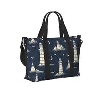 Lighthouse Anchor - Bolsas de viaje con estampado de gaviota para mujer, artículo personal durante la noche, bolsa de gimnasio para hombres y mujeres