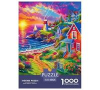 Lighthouse Challenging 1000 Piece Puzzle for Adults - Difficult Brain Teaser Game 38x26cm/1000pcs