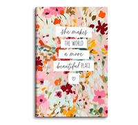 Lighthouse Christian Products Kindness Collective - Cuadernos de afirmación alentadora, paquete de 2 cuadernos inspiradores para mujeres, papel de 8.5 x 5.5 pulgadas, papel She Spreads Kindness
