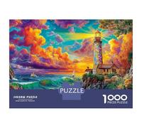 Lighthouse in The Sea Rompecabezas 1000 Piezas para Adultos Niño Puzzle De Papel Ecológico, Puzzle De Juguete para Regalo, 70x50cm/1000pcs