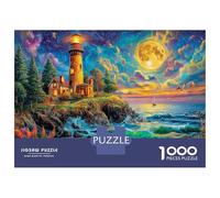 Lighthouse in The Sea Rompecabezas 1000 Piezas para Adultos Niño Puzzle De Papel Ecológico, Puzzle De Juguete para Regalo, 70x50cm/1000pcs