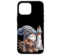 Lighthouse Keeper GNOME For Beach Trip and Family Vacation Carcasa para iPhone 16 Pro MAX