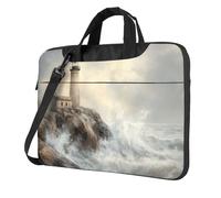 Lighthouse On The Rocky Coastline - Funda para portátil de 15.6 pulgadas, funda acolchada para mujer y hombre