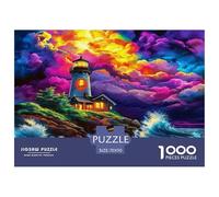 Lighthouse Puzzle Imposible,desafío for Adults Juego Educativo 1000 Piezas Obra De Arte De Juego De para Adultos, Regalos A Partir De 14 Años 70x50cm/1000pcs