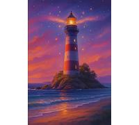 Lighthouse Sunset Journal: A Serene Coastal Notebook for Writing, Reflections & Everyday Notes