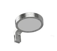 Lightme lámpara espejo LED Aqua On-Top pan plata