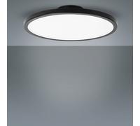 LightMe Plafón LED Aqua Ø 30,2cm negro