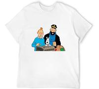 Lightn T Shirt Tribes and Winks to Tin Tin Tees White L