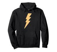 Lightning Bolt Sudadera con Capucha para Niños Unisex Adultos Negro Talla S