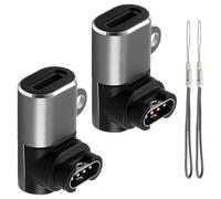 Lightning Charging Adapter Para Garmin 2 Stuck Charging Adapter fur Forerunner 255 245 265 935 Vivoactive 4 4S Vivomove 3 3S Sport Approach S60 S10 S12 S40 S42 S62 S70 G12 Venu SQ 2 2S 3 Fenix 7 Pro