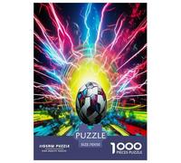 Lightning Fútbol Puzzle Imposible,desafío para Adultos Juego EduGatoivo 1000 Piezas Obra De Arte De Juego De para Adultos Y Niños Mayores De 12 Años 70x50cm/1000pcs