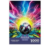 Lightning Fútbol Rompecabezas para Adultos 1000 Piezas animación Desafío Duro Imposible Exclusivo De Amazon para Adultos Y Niños 70x50cm/1000pcs