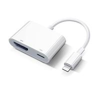 Lightning to HDMI 【Certificado Apple MFi】 Lightning Digital AV Adapter Adaptador HDMI iPhone y iPad Connector Cable HDMI para TV/HDTV/Monitor Compatible con iPhone 14/13/SE/12/11/XS Max/XR/X/8/7/iPad