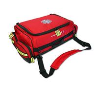 Lightning X - Bolsa modular EMS EMT X-Tuff Oxygen Medic Trauma con bolsillo de cilindro con cremallera y bolsas extraíbles para primeros auxilios o ambulancia, Rojo, 1