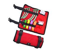 Lightning X Products Kit de rollo de vías respiratorias orales y nasales - Berman OPA, NPA, máscara de RCP y bolsa de equipo para kits médicos de primeros auxilios de trauma EMT