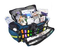 Lightning X Products Lightning X MB50 Respiración & Trauma Stocked Gear Bag w/Kit de llenado para Primeros Responsables EMT - Azul