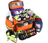 Lightning X Stocked XL Modular EMT Medic Trauma Bolsa con Kit de llenado médico de emergencia Suministros - Naranja