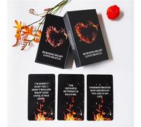 LIGHTOF JUSTICE Burning Heart Love Oracle Cards Deck te ayuda a ver lo que la persona piensa o intenta comunicarse contigo