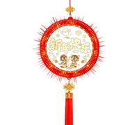 Lights For Decoration - Lunar New Year LED Ornament For Festive Atmosphere Enhancement | Material With Hanging Display Features For Balconies Doorways Walls Gardens Yards Paths