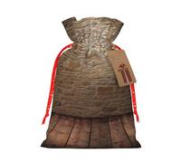 Lights Hit The Brick Wall Print Cordón Regalo Reutilizables Bolsas Ecológicas Bolsas para Regalos de Fiesta de Cumpleaños