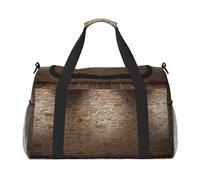 Lights hit The Brick Wall Print Versatilidad Amplio Espacio Bolsa de viaje elegante funcional para actividades al aire libre