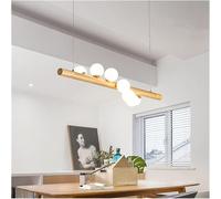 Lights White Glass Surround Pendant Lamp Luxury Magic Bean Light Compatible with Restaurant Living Room Bedroom, LED Chandelier