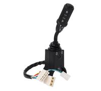 Lights Wiper Column Switch Right Hand 701 21202, Aluminum Alloy Wiper Light Switch, Compatible with Backhoe Loaders 3CX 4CX 3D2 3CX2 3CXT4 3C2 3D4 3CX4